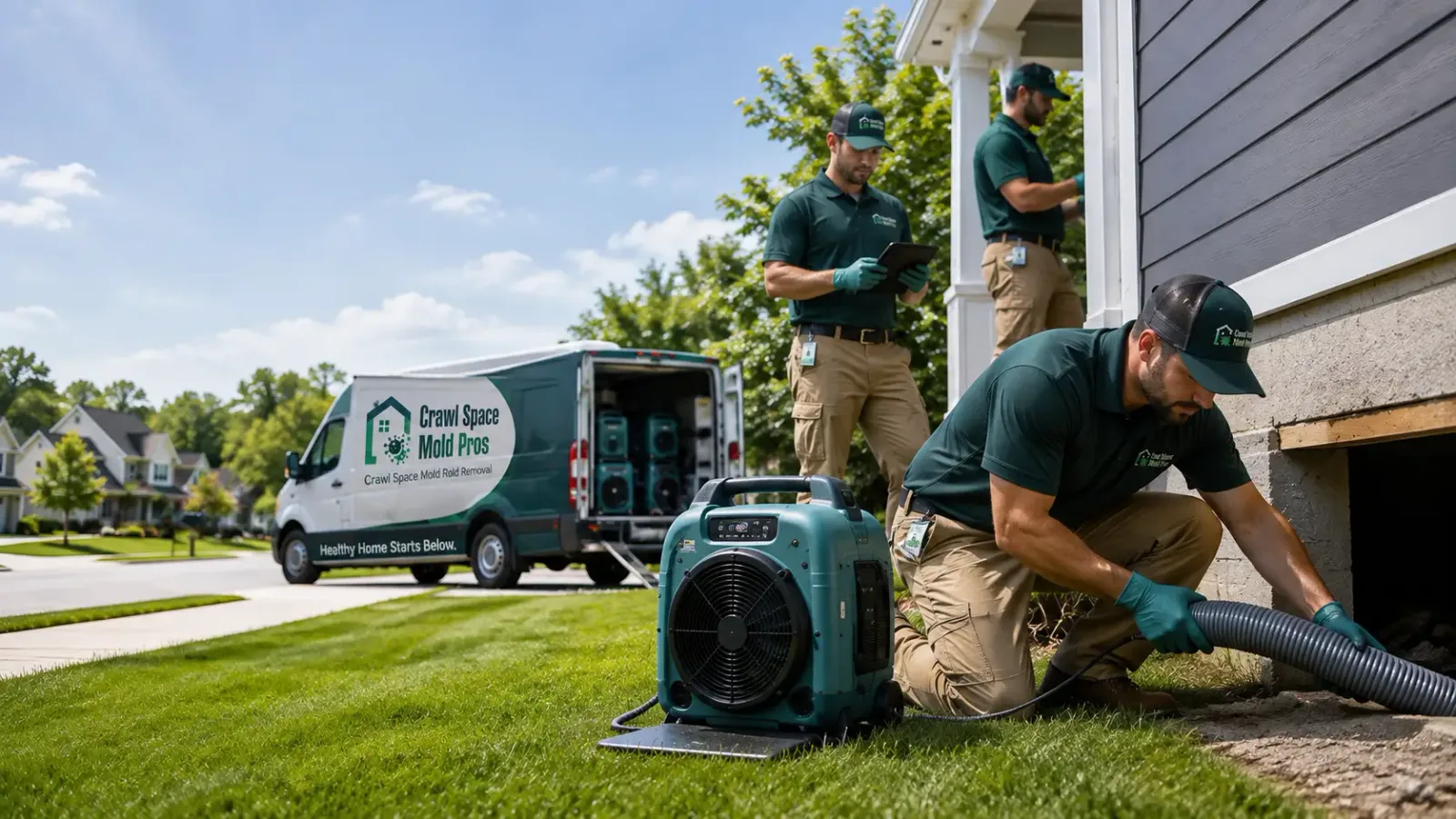 Crawl Space Mold Removal in Bement, IL